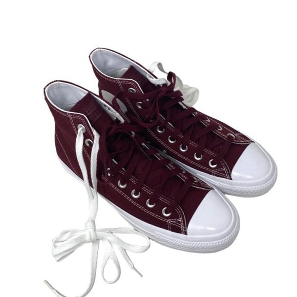 Converse CTAS Pro Hi Shoe For Women Canvas Deep Bordeaux Sneakers Casual 171322C - Picture 3 of 7